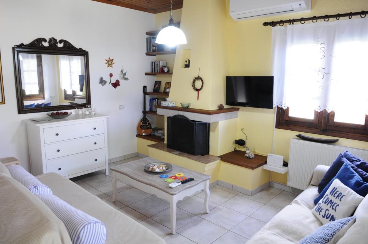 Athos View Villa By The Sea Ormos Panagias Esterno foto