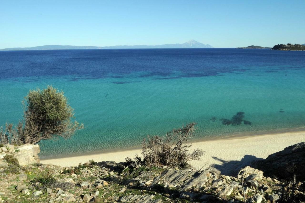 Athos View Villa By The Sea Ormos Panagias Esterno foto