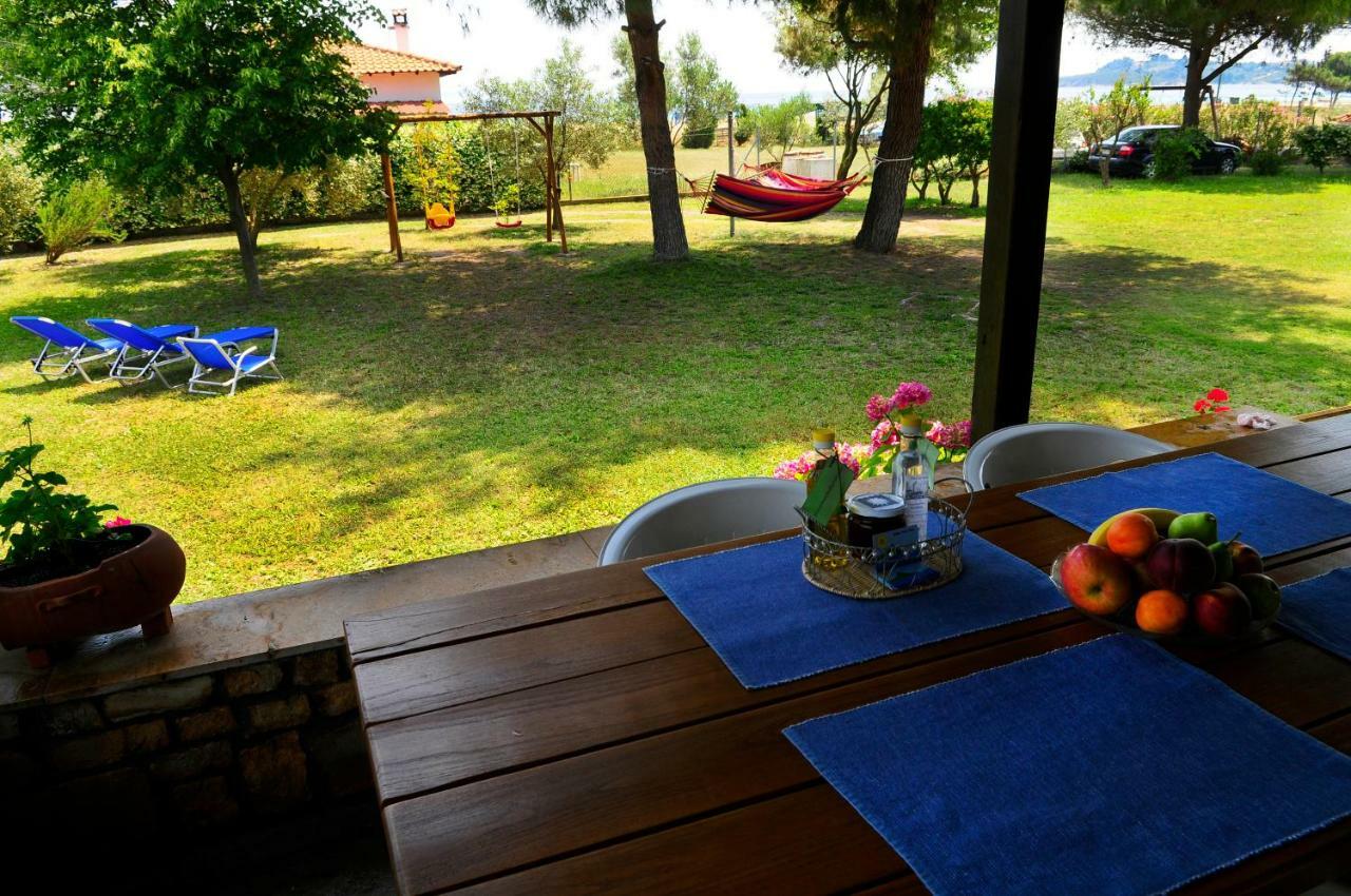 Athos View Villa By The Sea Ormos Panagias Esterno foto