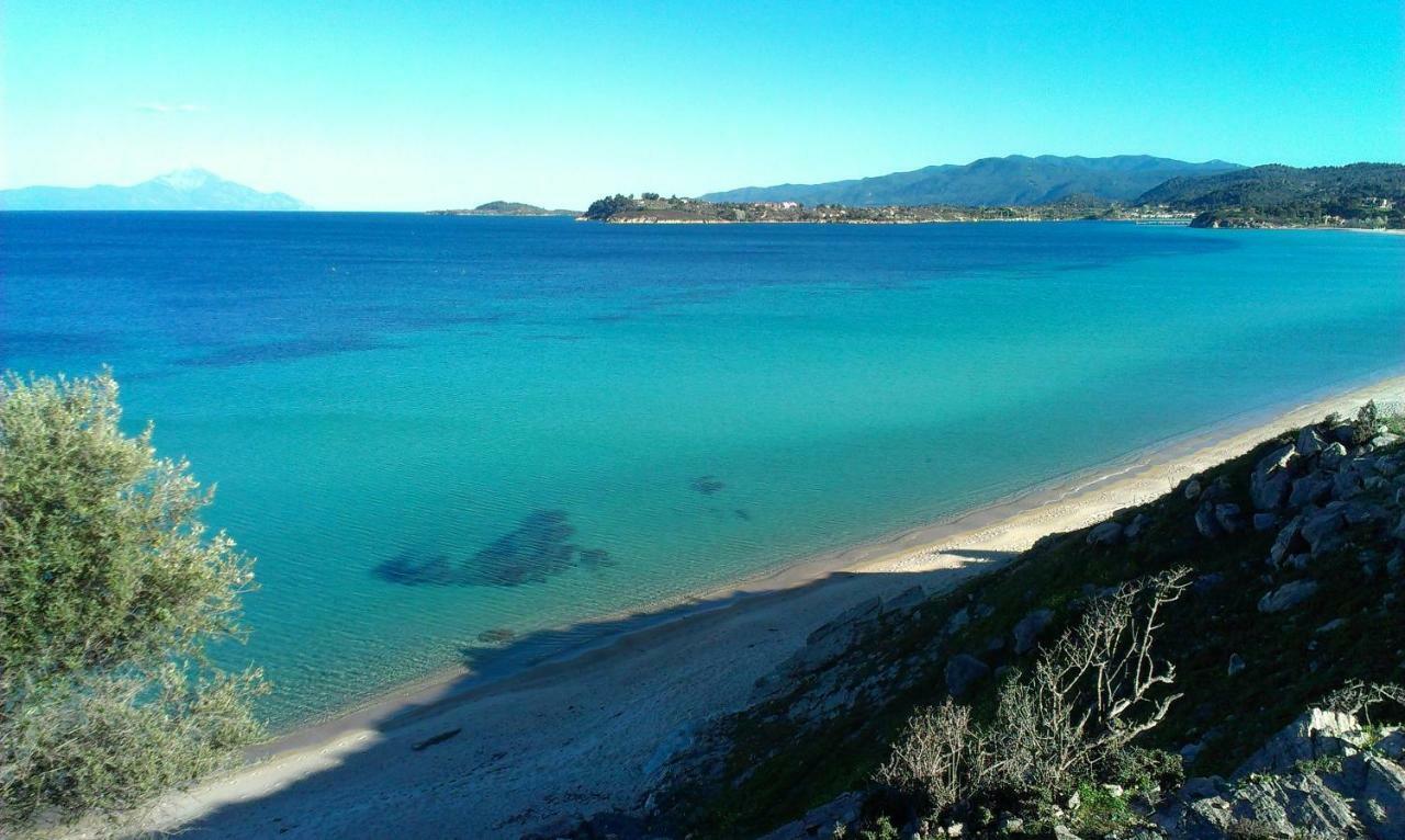 Athos View Villa By The Sea Ormos Panagias Esterno foto