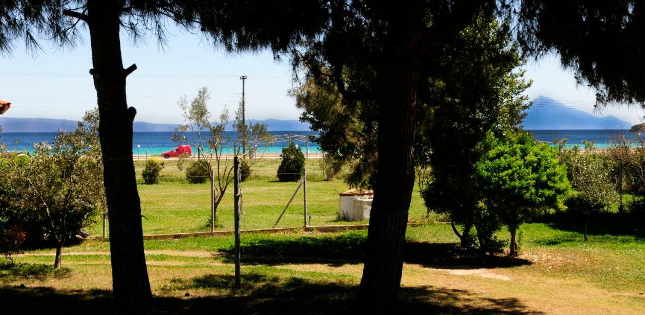 Athos View Villa By The Sea Ormos Panagias Esterno foto