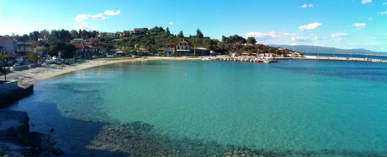 Athos View Villa By The Sea Ormos Panagias Esterno foto