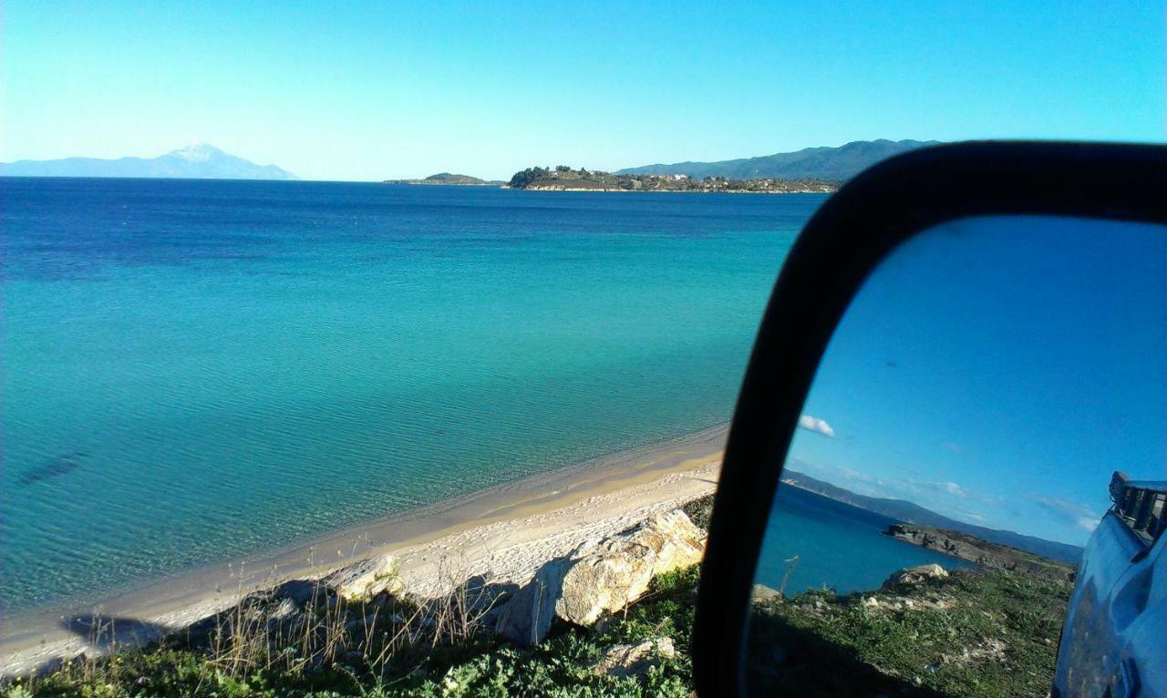 Athos View Villa By The Sea Ormos Panagias Esterno foto