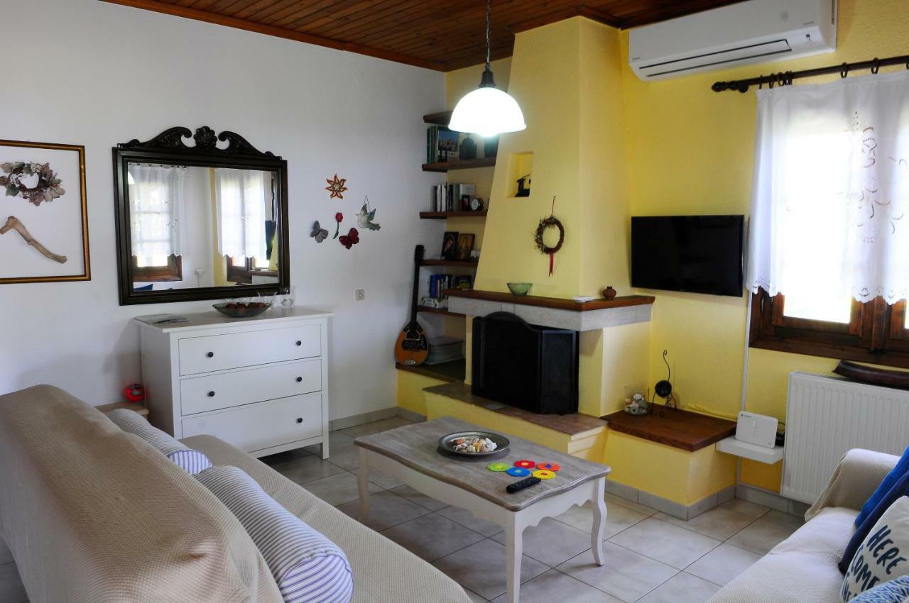 Athos View Villa By The Sea Ormos Panagias Esterno foto